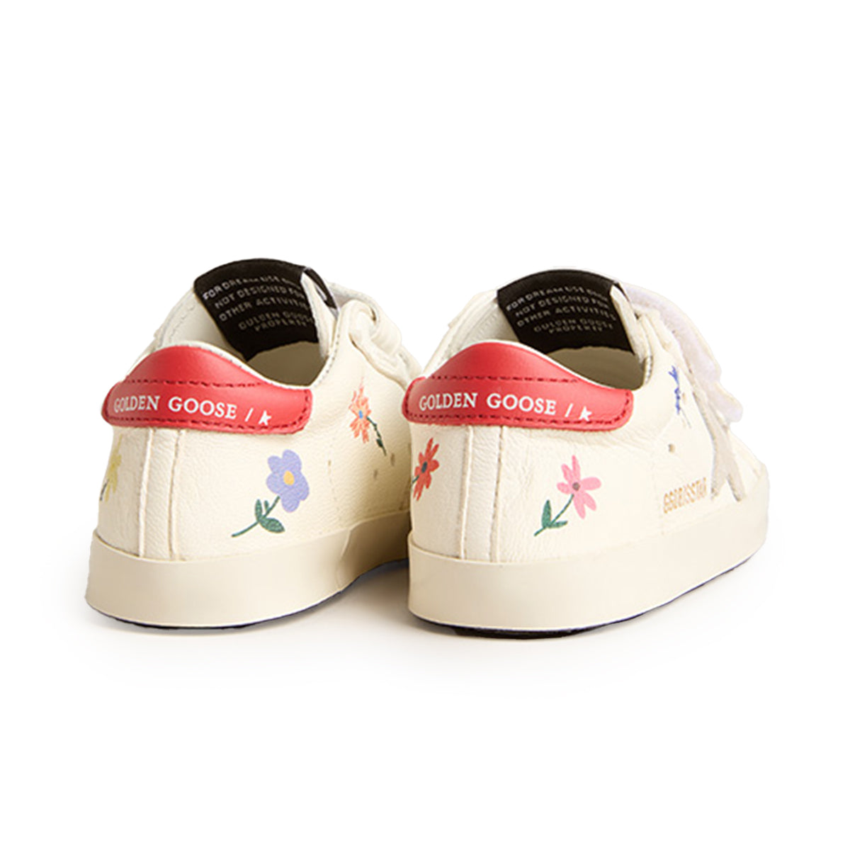 Golden hotsell goose floral sneaker girls