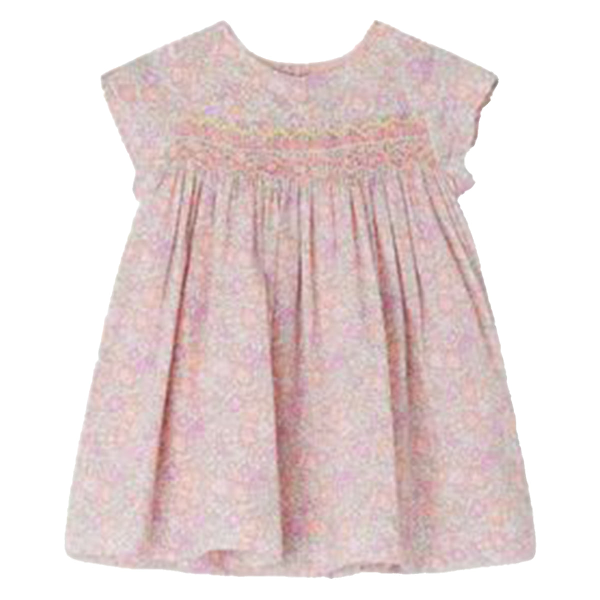 Maruska Rose Floral Smocked Dress – Les Mini