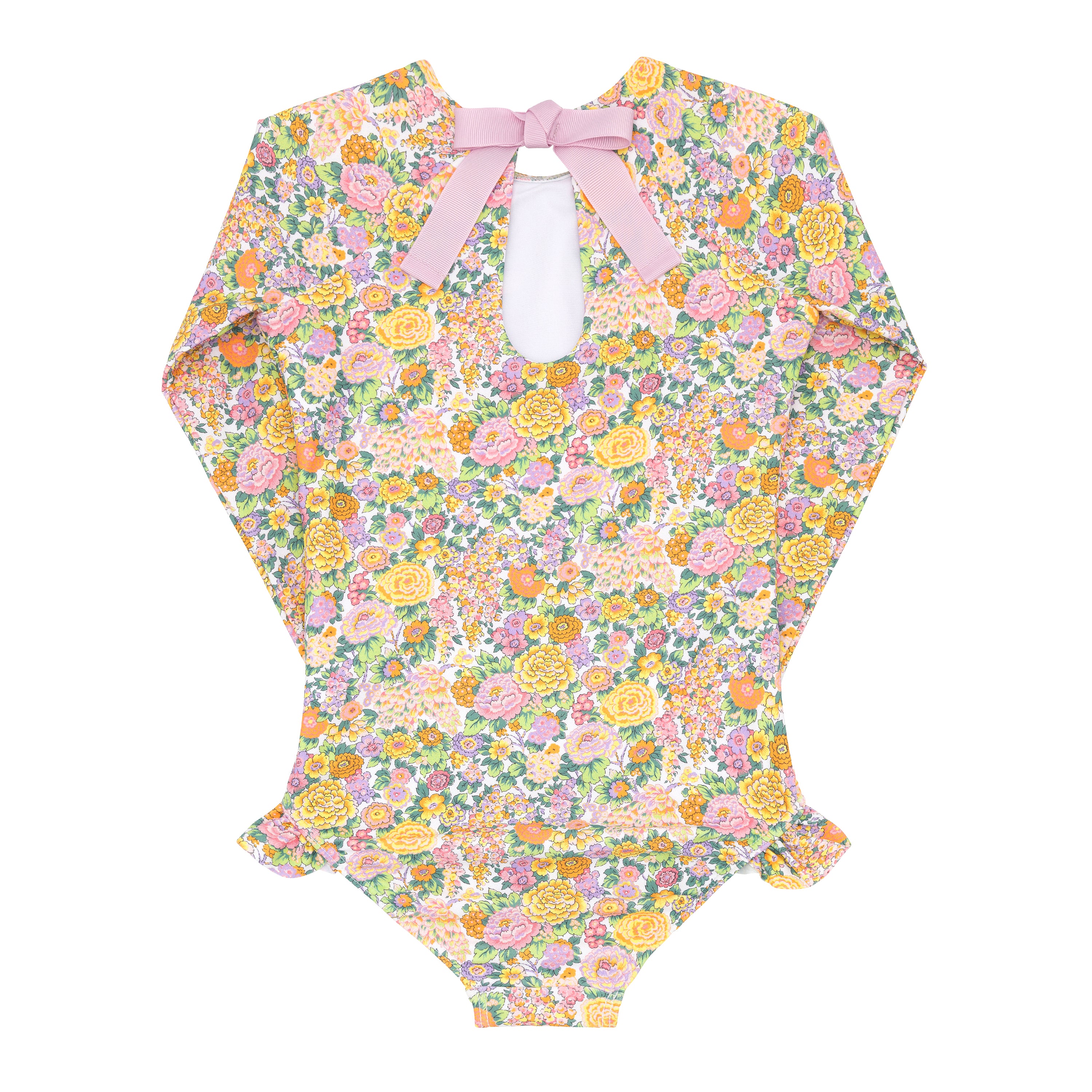 Elysian Floral Rashguard One Piece Suit – Les Mini