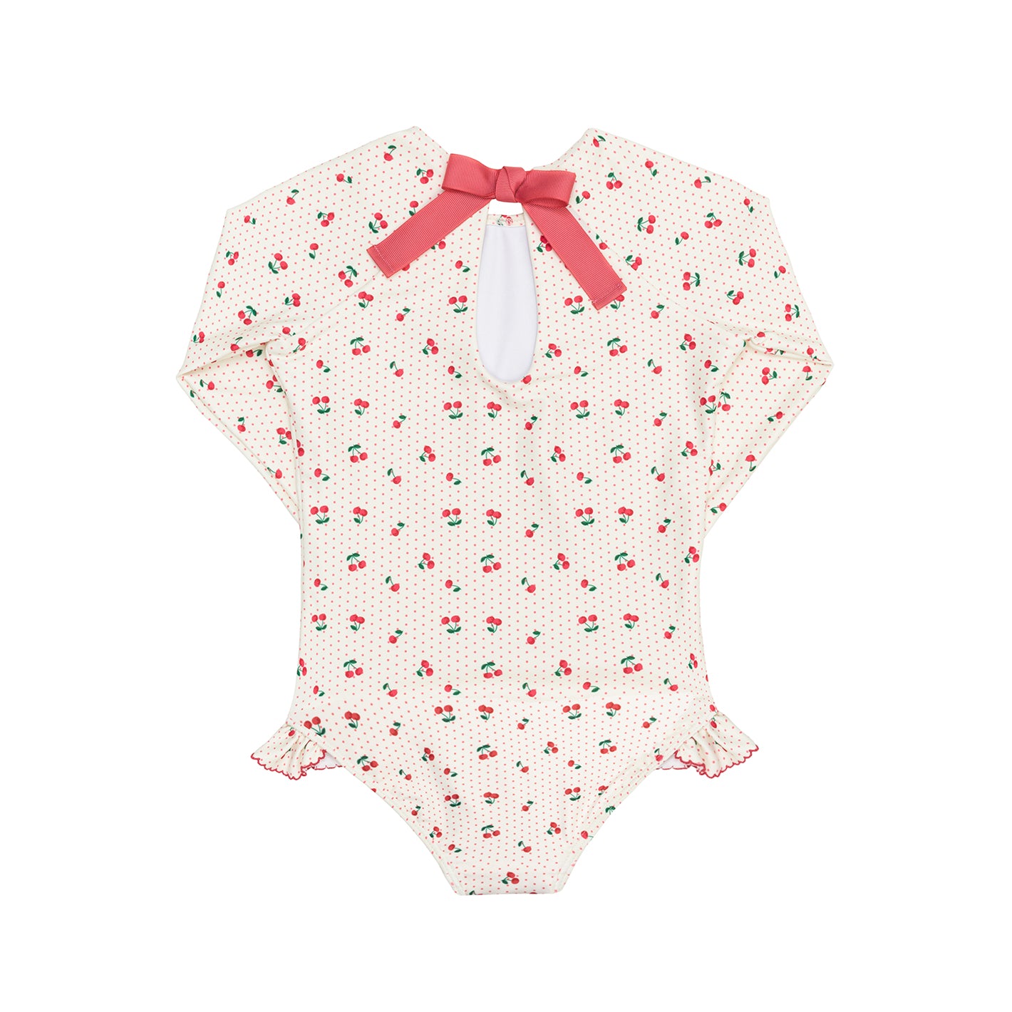 Summer Cherries Rashguard One Piece Suit – Les Mini