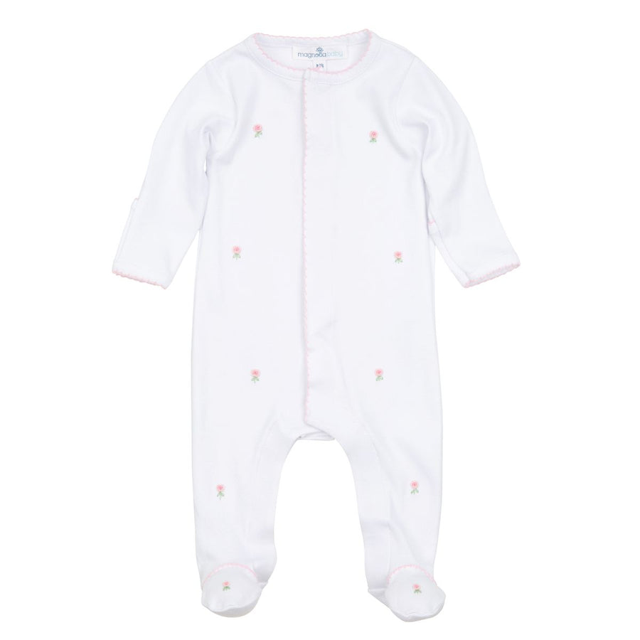 Juliette's Classics Pink Scattered Footie