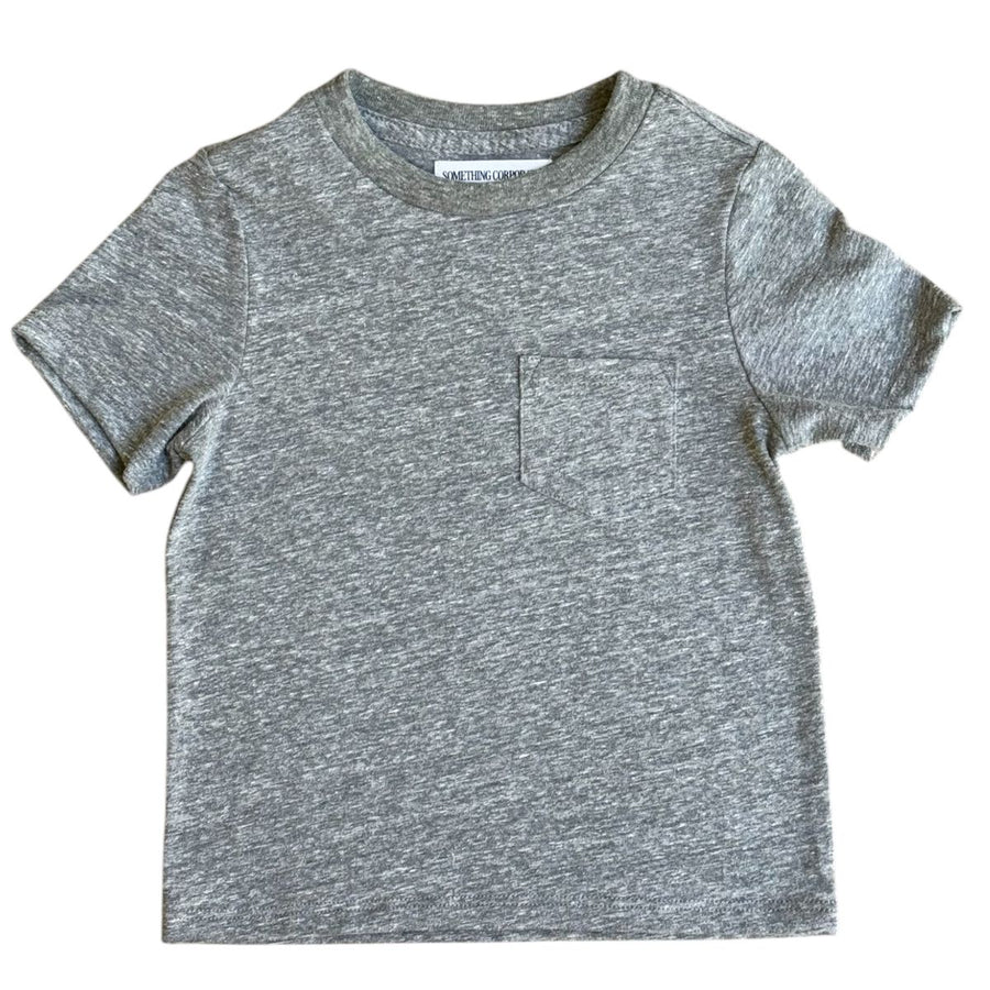 Heather Grey Pocket Tee