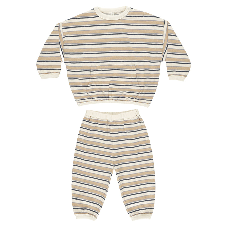 Blue Vintage Stripe Set