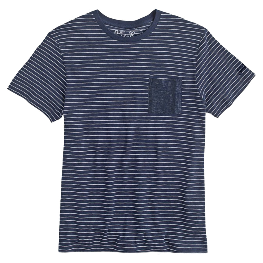 Flame Striped Navy T-Shirt