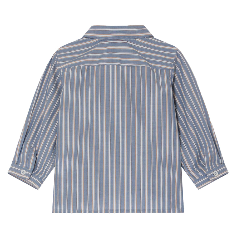 Mico Blue Striped Shirt