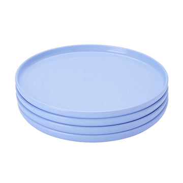4 Plate Blue Set
