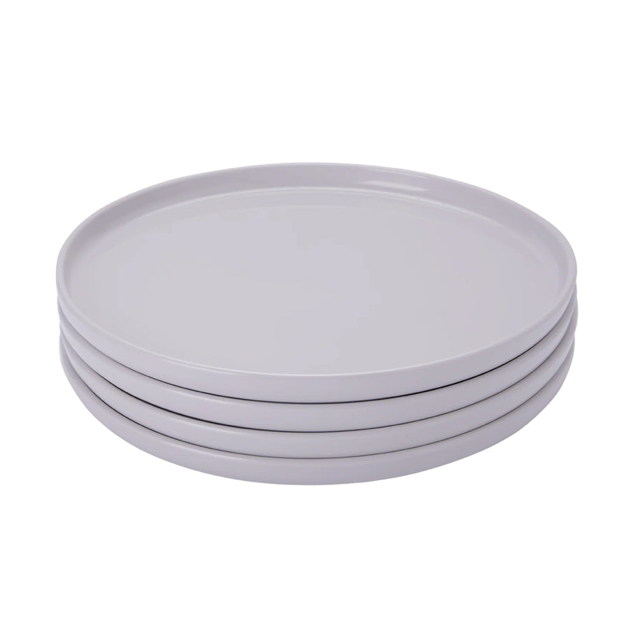 4 Plate Grey Set
