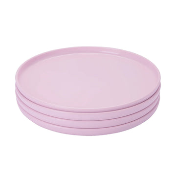 4 Plate Pink Set