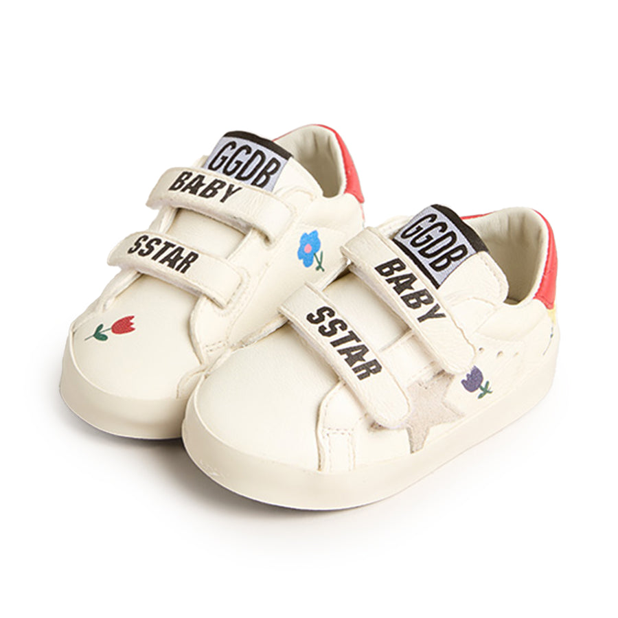 Floral Baby School Sneaker