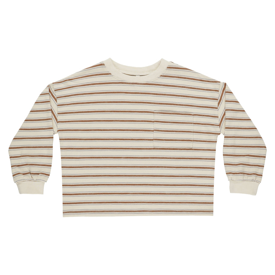 Saddle Stripe Long Sleeve Tee