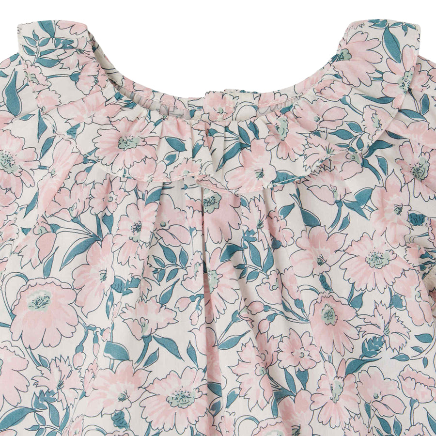 Lara Pink Floral Blouse