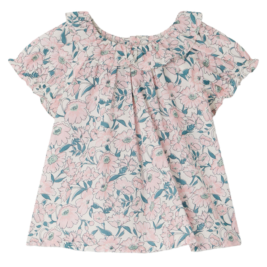 Lara Pink Floral Blouse