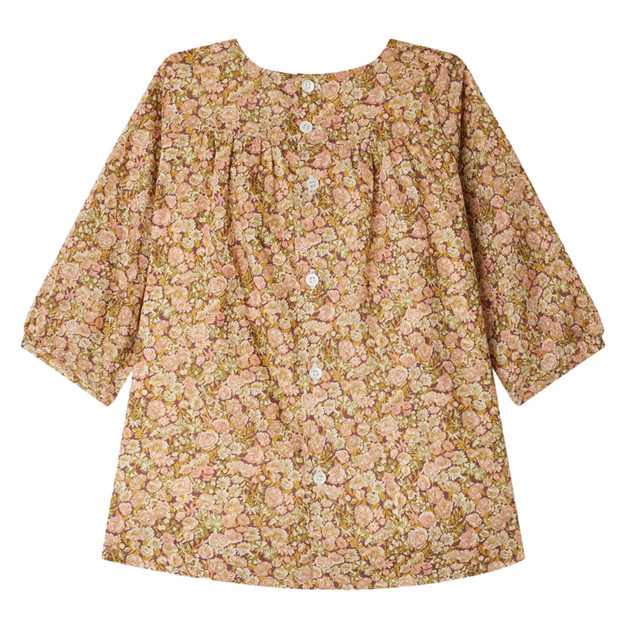 Felicie Camelia Pink Liberty Smocked Dress