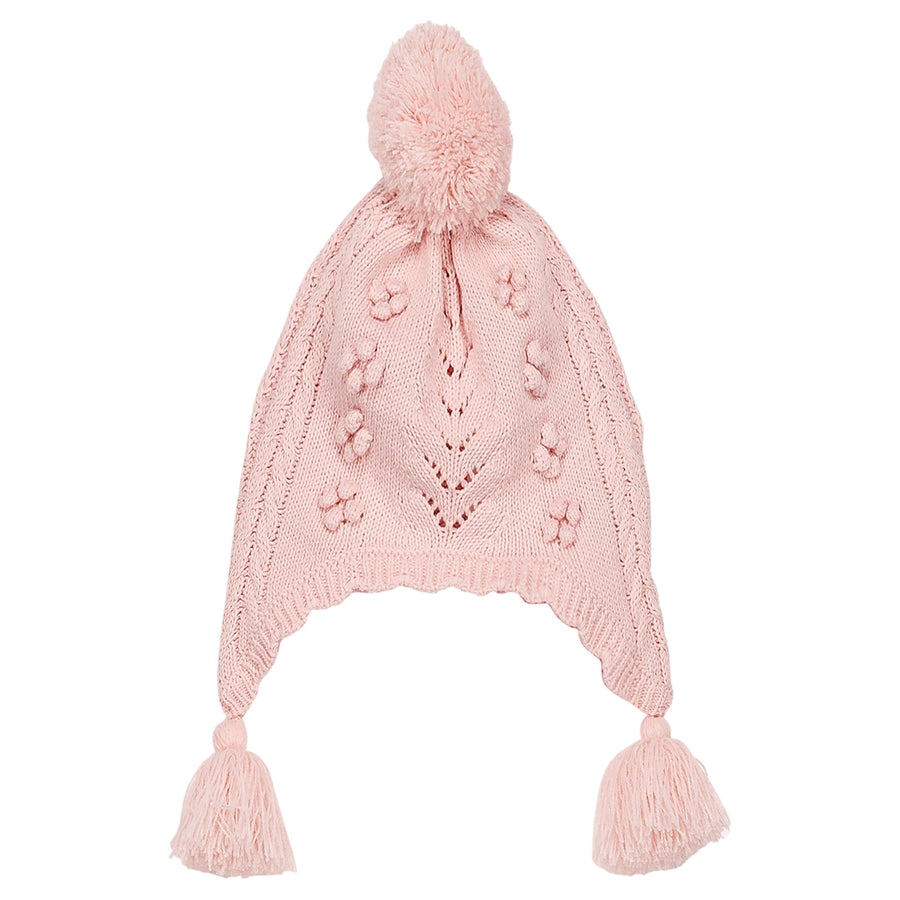 Isolina Knitted Blush Beanie
