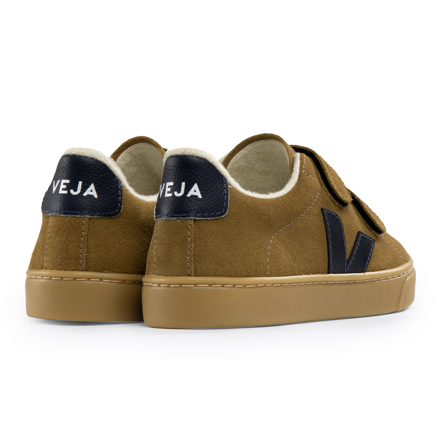 Esplar Winter Camel Nautico Faux Shearling Sneaker