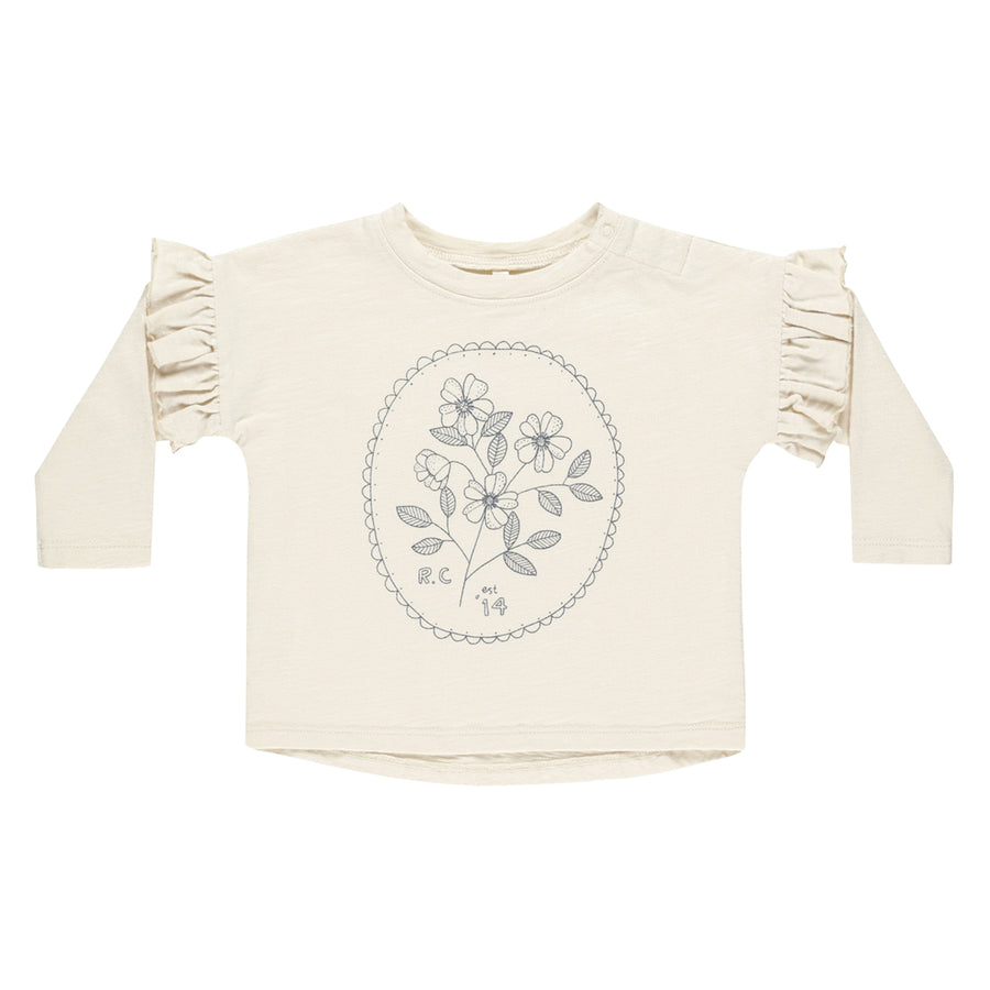 Wildflower Ruffle Long Sleeve Tee