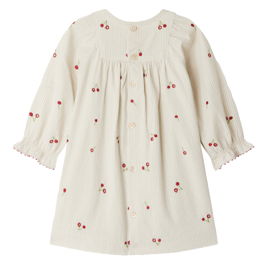 Taelia Striped Cherry Dress