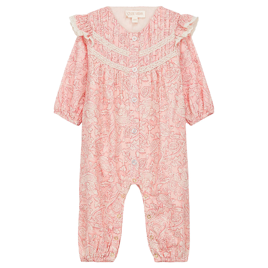 Lilany Pink Mountain Avens Jumpsuit
