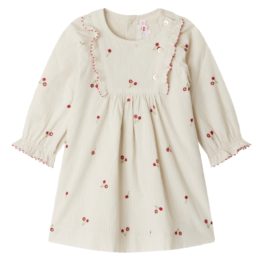 Taelia Striped Cherry Dress