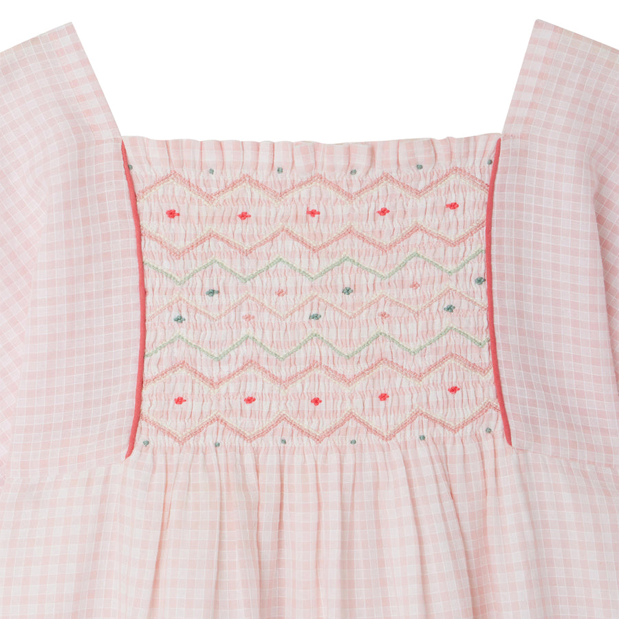 Paysanne Pink Gingham Dress