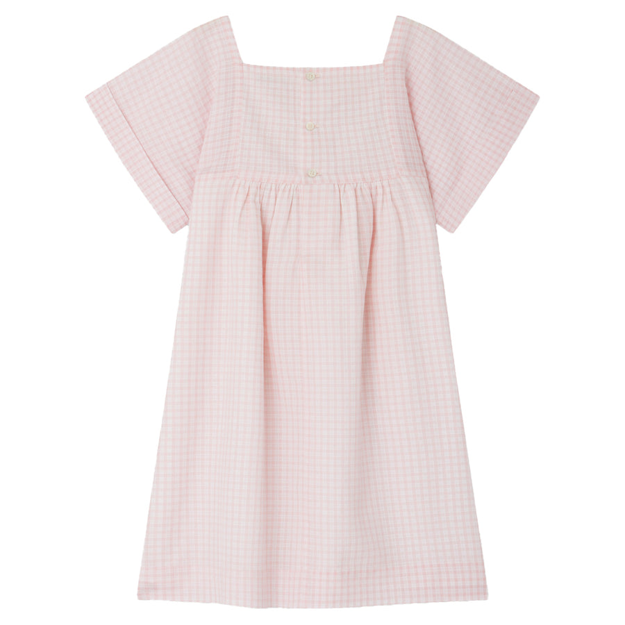 Paysanne Pink Gingham Dress