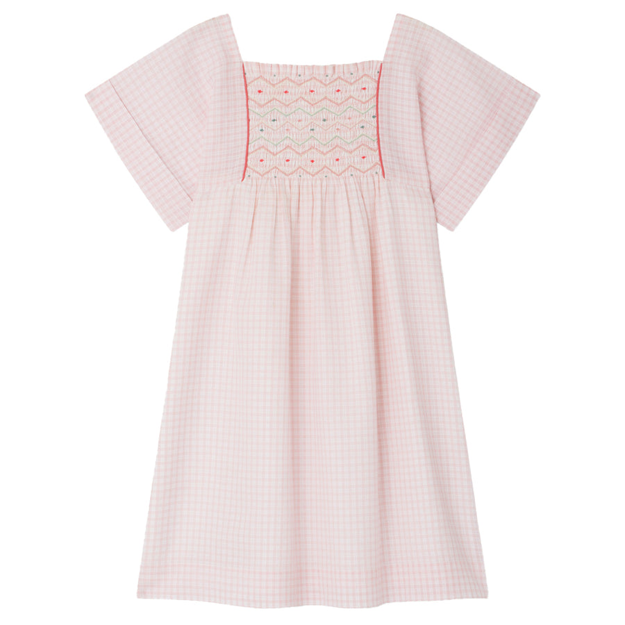 Paysanne Pink Gingham Dress