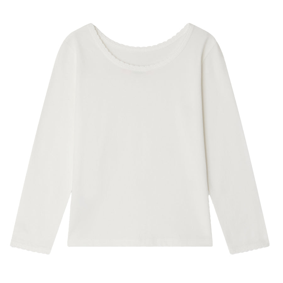 Jibou Cherry Beaded Long Sleeve T-Shirt