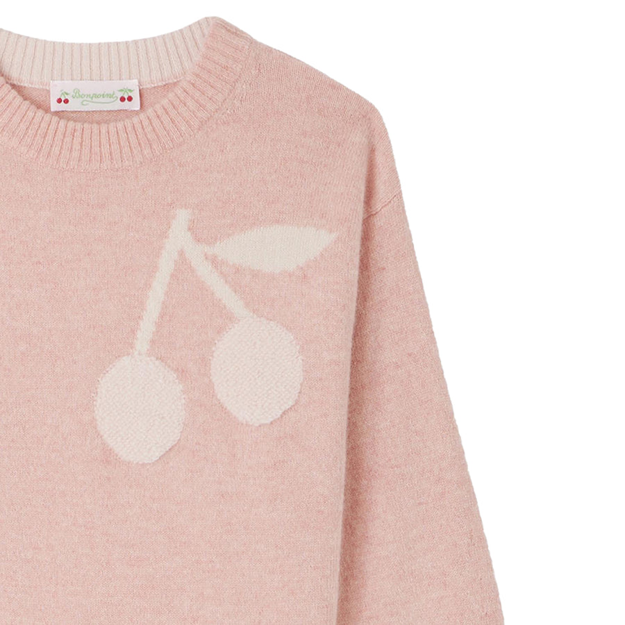 Anumati Pink Cherry Cashmere Sweater