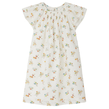 Salome White Floral Dress