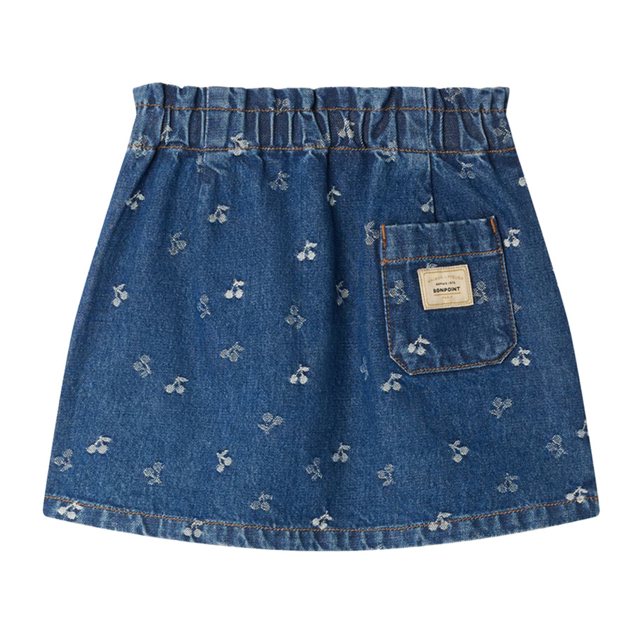 Jensua Cherry Denim Skirt