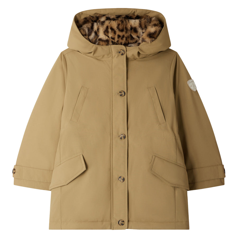 Janova Leopard Hooded Parka