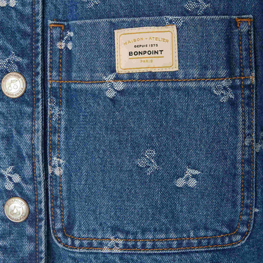 Jalia Cherry Denim Jacket