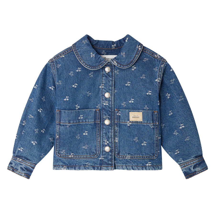 Jalia Cherry Denim Jacket