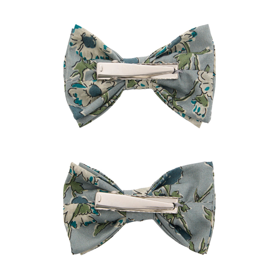 Tutu Blue Liberty Bow Clips