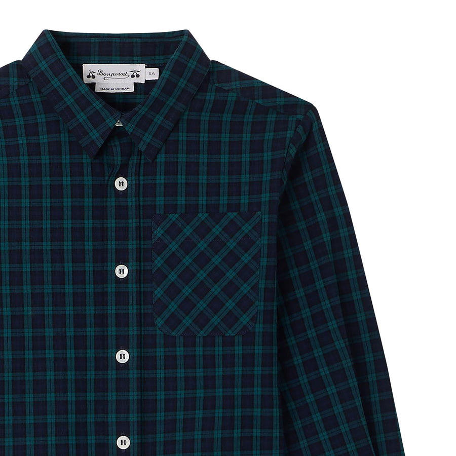 Tango Emerald Check Shirt