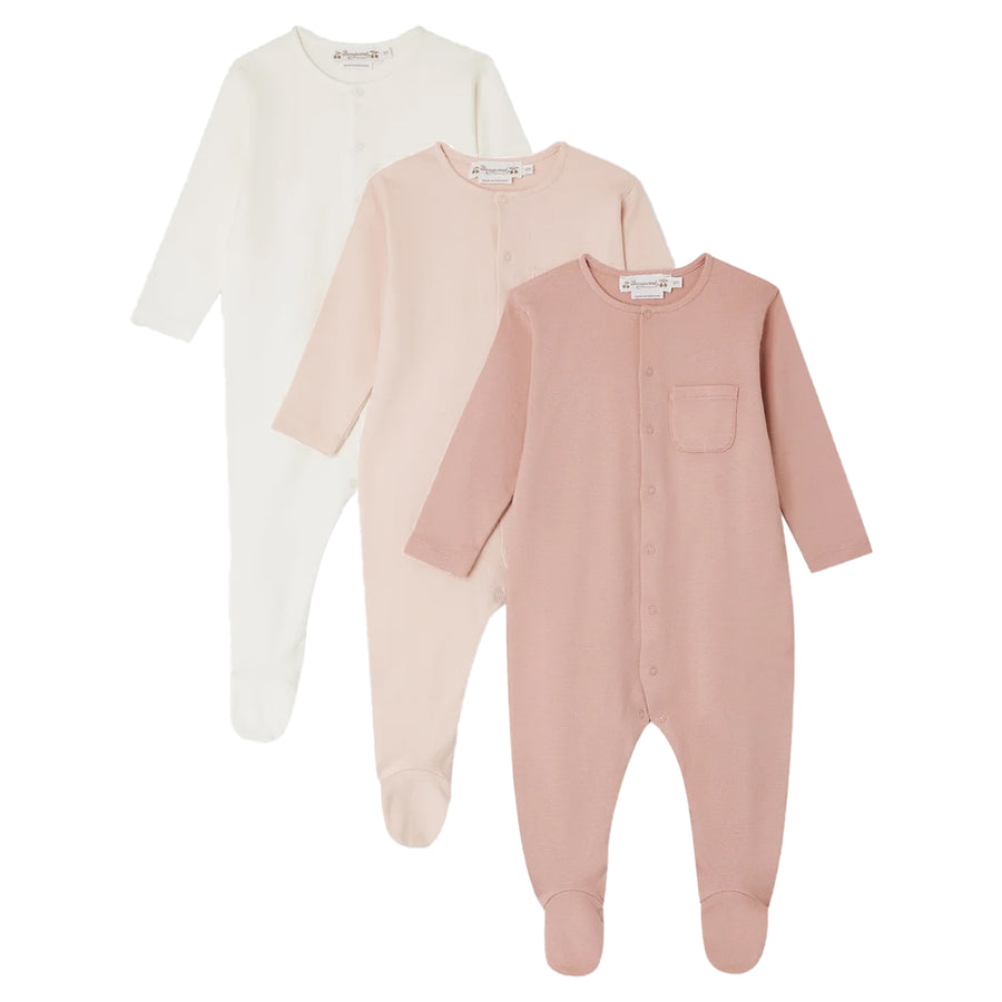 Cosima Faded Pink Pajama Set of 3