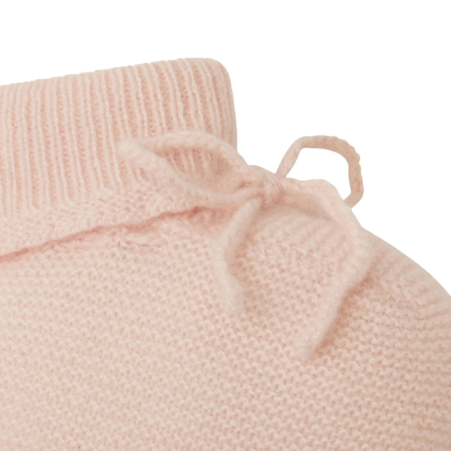 Pale Rose Baby Cashmere Booties