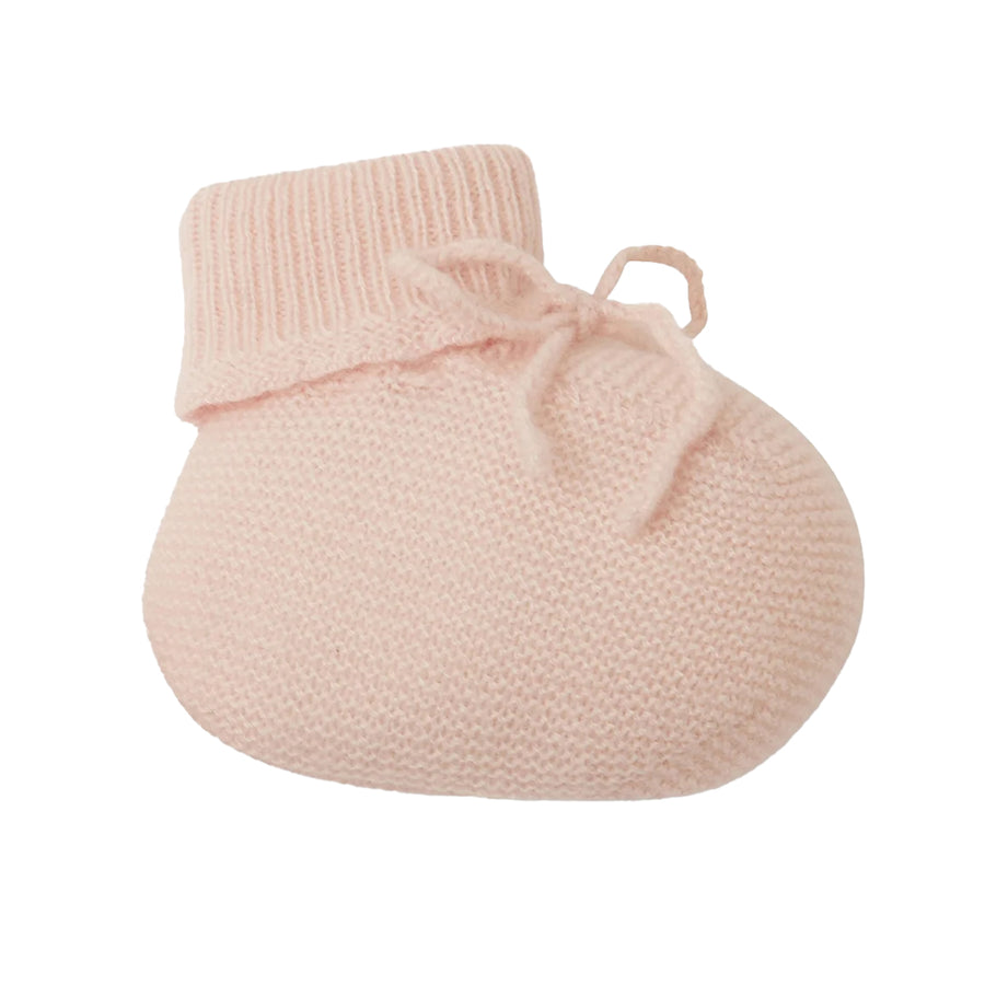 Pale Rose Baby Cashmere Booties