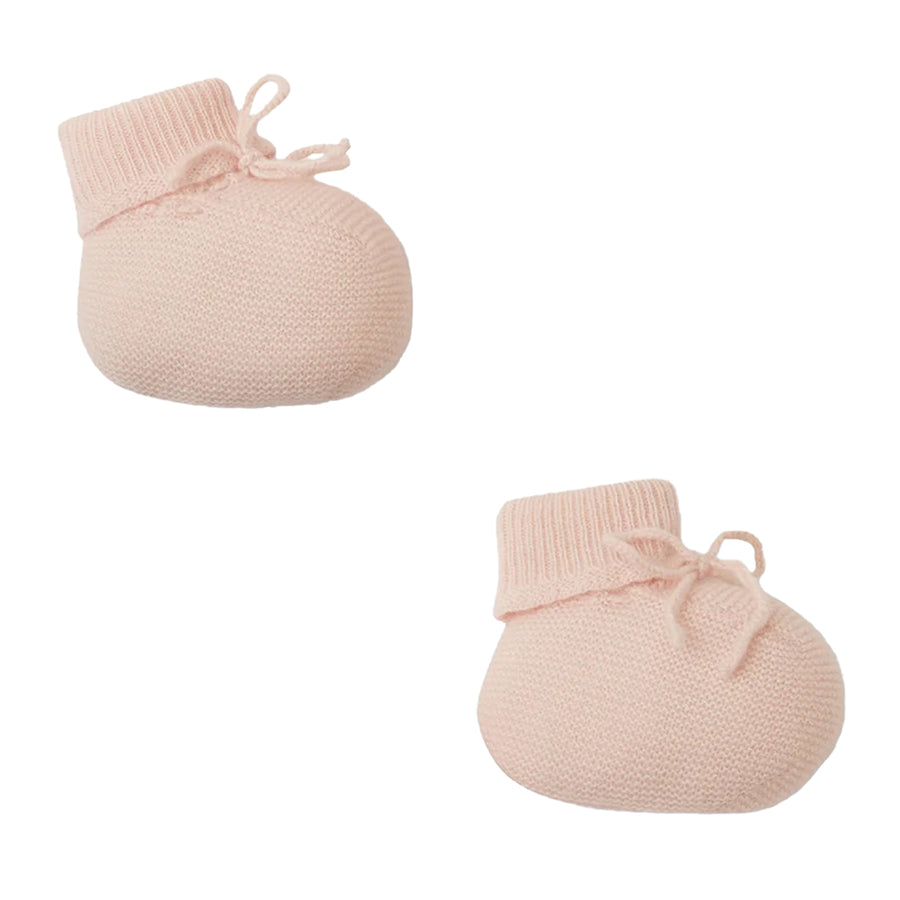 Pale Rose Baby Cashmere Booties