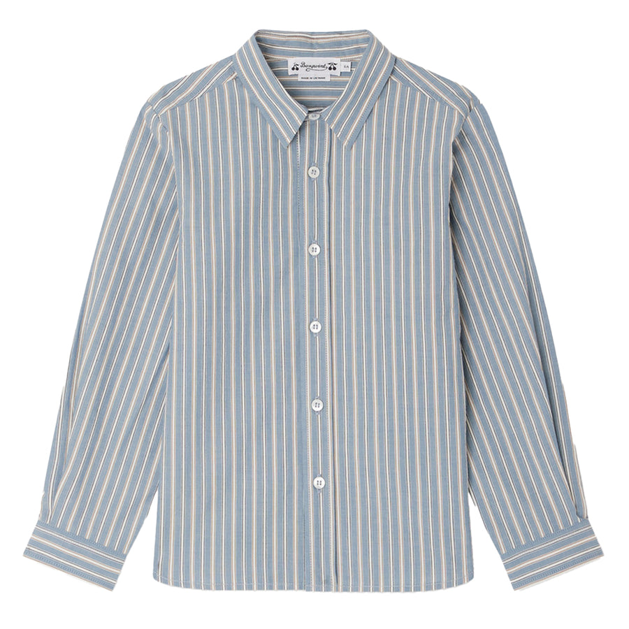 Tangui Blue Striped Shirt