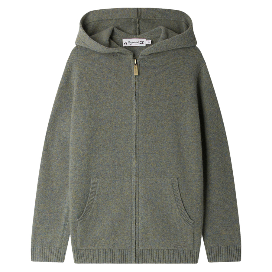 Tylcy Cashmere Zip Up Hoodie