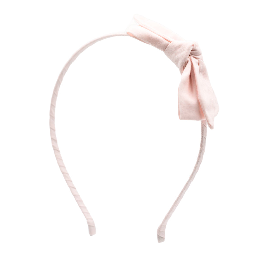 Bella Light Pink Bow Headband