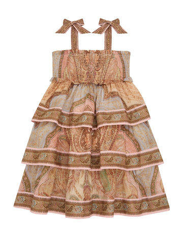 Awaken Tapestry Tiered Dress