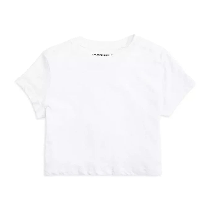 Fearless White Crop T-Shirt