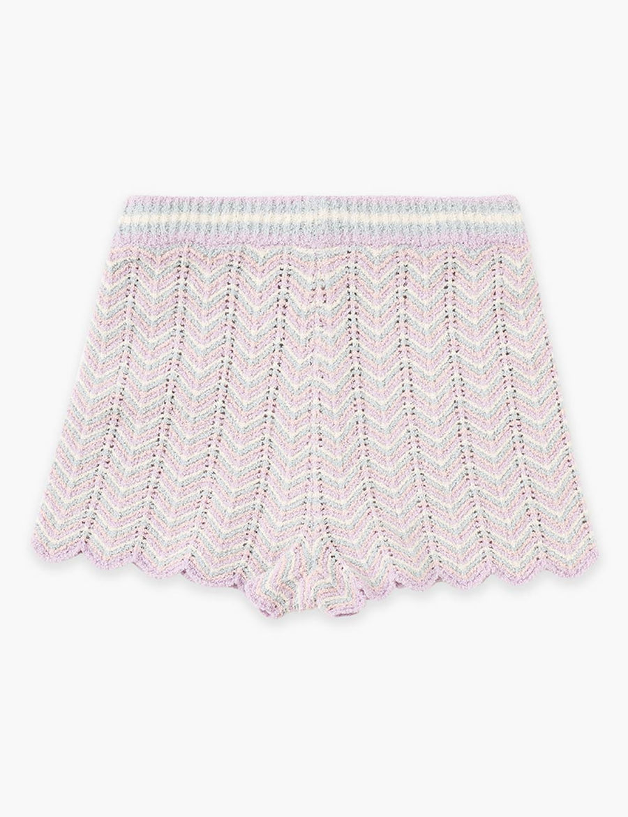 Halliday Textured Knit Shorts