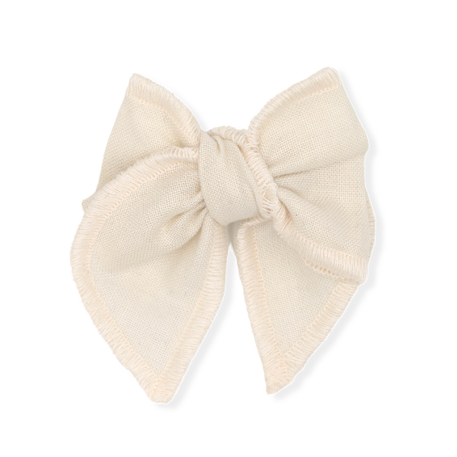 Ivory Mini Fable Bow