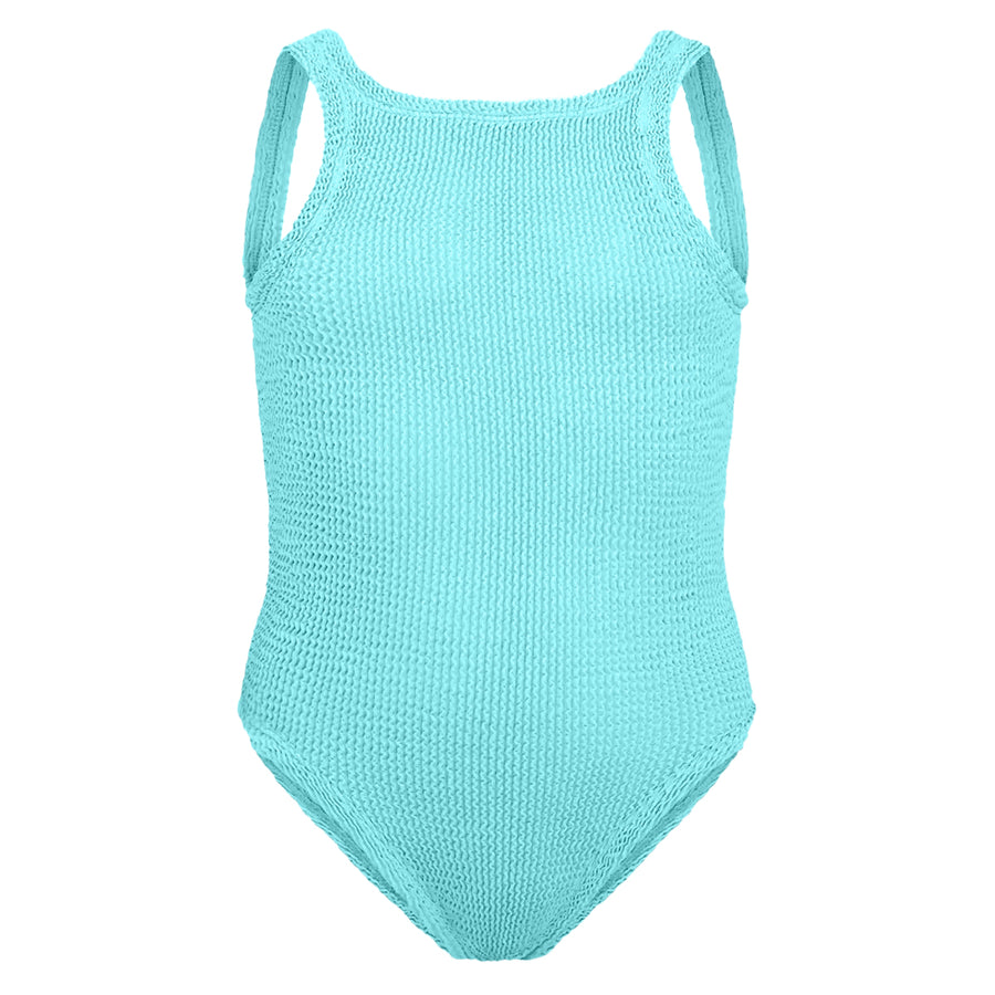 Classic Aqua One Piece Suit