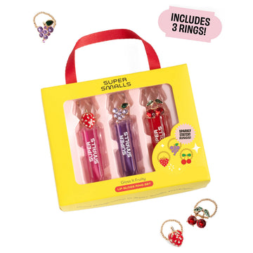 Gloss It Fruity Lip Gloss Ring Set