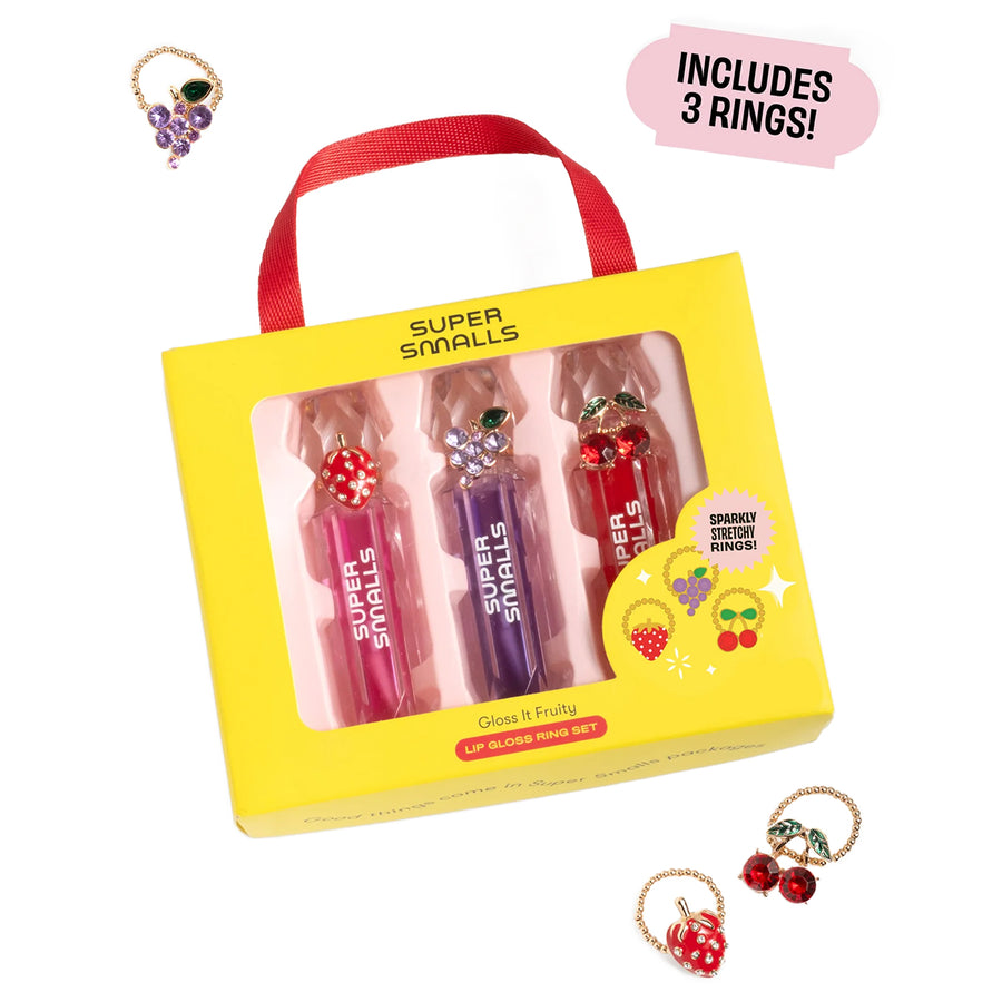 Gloss It Fruity Lip Gloss Ring Set