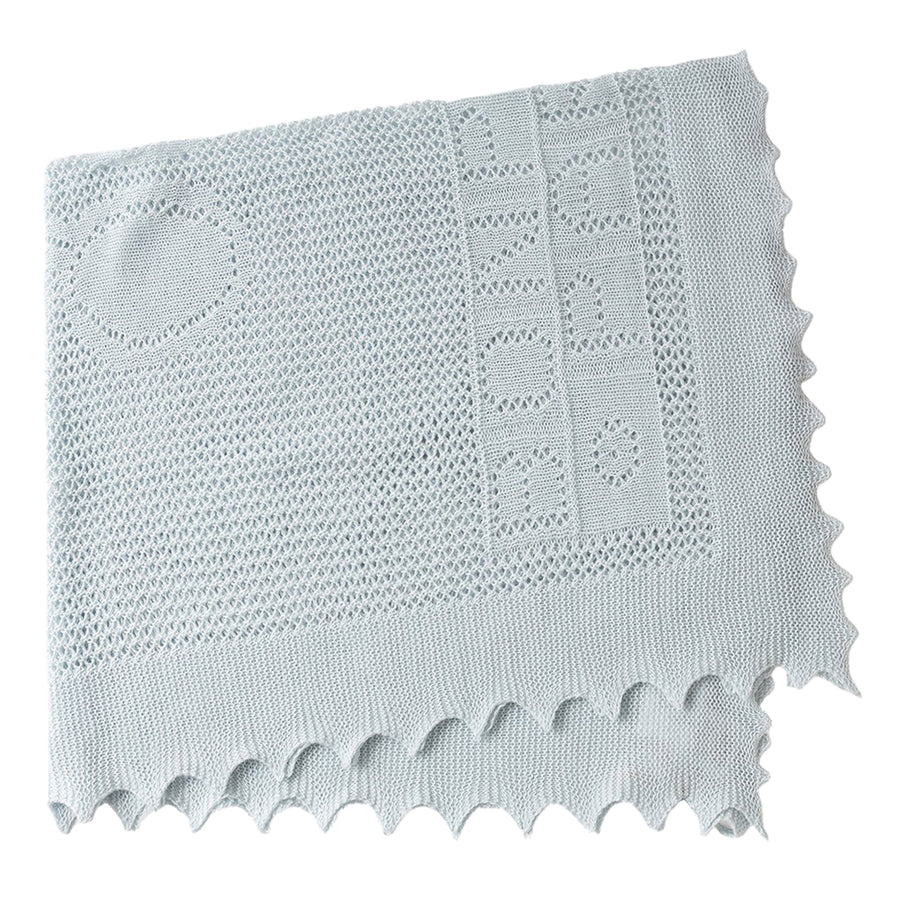 Light Blue Baby Blanket